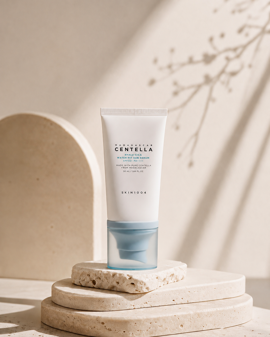 SKIN1004 Hyalu-Cica Water-Fit Sun Serum SPF50+ design